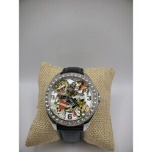Vintage Ed Hardy  Wristwatch Watch Limited Edition Tiger Colorful Leather Band